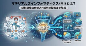 マテリアルズインフォマティクス（MI）とは？材料開発の仕組み・新用途探索まで解説