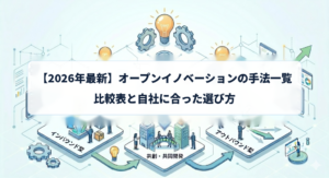 【2026年最新】オープンイノベーションの手法一覧。比較表と自社に合った選び方