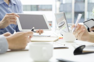 Businessman in a meeting