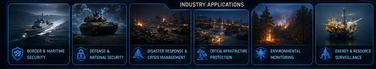 Industry applications for hyperspectral, multispectral and thermal infrared sensors